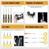 imageGOOACC 480PCS Bumper Retainer Clips with Fastener Remover Car Plastic Rivets Push Retainer Kit Door Trim Panel Clips for Toyota GM Ford Honda Acura Chrysler120Pcs Clips  118 Remover Yellow