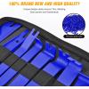 imageGOOACC 480PCS Bumper Retainer Clips with Fastener Remover Car Plastic Rivets Push Retainer Kit Door Trim Panel Clips for Toyota GM Ford Honda Acura Chrysler120Pcs Clips  118 Remover Blue
