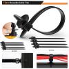 imageGOOACC 725Pcs Car Push Retainer Clips ampamp Auto Fasteners Assortment 23 Most Popular Sizes Nylon Bumper Fender Rivets with 10 Cable Ties and Fasteners Remover for Toyota GM Ford Honda Chevy680PCS Clips  Remover