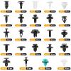 imageGOOACC 725Pcs Car Push Retainer Clips ampamp Auto Fasteners Assortment 23 Most Popular Sizes Nylon Bumper Fender Rivets with 10 Cable Ties and Fasteners Remover for Toyota GM Ford Honda Chevy800Pcs Clips  Remover