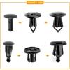 imageGOOACC 855Pcs Car Push Retainer Clips ampamp Auto Fasteners Assortment 16 Most Popular Sizes Nylon Bumper Fender Rivets with Cable Ties and Fasteners Remover Fits for Toyota GM Ford Honda Acura Chrysler200Pcs Rivet Clips