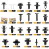 imageGOOACC 855Pcs Car Push Retainer Clips ampamp Auto Fasteners Assortment 16 Most Popular Sizes Nylon Bumper Fender Rivets with Cable Ties and Fasteners Remover Fits for Toyota GM Ford Honda Acura Chrysler750 Clips  41 Tools