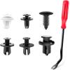 imageGOOACC 855Pcs Car Push Retainer Clips ampamp Auto Fasteners Assortment 16 Most Popular Sizes Nylon Bumper Fender Rivets with Cable Ties and Fasteners Remover Fits for Toyota GM Ford Honda Acura Chrysler120 Clips  5 Tools