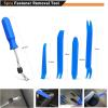 imageGOOACC 855Pcs Car Push Retainer Clips ampamp Auto Fasteners Assortment 16 Most Popular Sizes Nylon Bumper Fender Rivets with Cable Ties and Fasteners Remover Fits for Toyota GM Ford Honda Acura Chrysler810 Clips  41 Tools