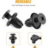 imageGOOACC 855Pcs Car Push Retainer Clips ampamp Auto Fasteners Assortment 16 Most Popular Sizes Nylon Bumper Fender Rivets with Cable Ties and Fasteners Remover Fits for Toyota GM Ford Honda Acura Chrysler130Pcs Rivet Clips