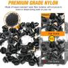 imageGOOACC 855Pcs Car Push Retainer Clips ampamp Auto Fasteners Assortment 16 Most Popular Sizes Nylon Bumper Fender Rivets with Cable Ties and Fasteners Remover Fits for Toyota GM Ford Honda Acura Chrysler750 Clips  41 Tools