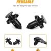imageGOOACC 855Pcs Car Push Retainer Clips ampamp Auto Fasteners Assortment 16 Most Popular Sizes Nylon Bumper Fender Rivets with Cable Ties and Fasteners Remover Fits for Toyota GM Ford Honda Acura Chrysler195 Clips  5 Tools