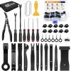 88Pcs Clips Removal Kit Black