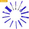 imageGOOACC 1115Pcs Car Push Retainer Clips ampamp Auto Fasteners Assortment 32 Most Popular Sizes Nylon Bumper Fender Rivets with 10 Cable Ties and Fasteners Remover for GM Ford Toyota Honda Chrysler60Pcs Clips  42 Remover
