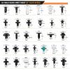 imageGOOACC 1115Pcs Car Push Retainer Clips ampamp Auto Fasteners Assortment 32 Most Popular Sizes Nylon Bumper Fender Rivets with 10 Cable Ties and Fasteners Remover for GM Ford Toyota Honda Chrysler1115Pcs Clips Remover