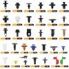 imageGOOACC 1115Pcs Car Push Retainer Clips ampamp Auto Fasteners Assortment 32 Most Popular Sizes Nylon Bumper Fender Rivets with 10 Cable Ties and Fasteners Remover for GM Ford Toyota Honda Chrysler975Pcs Clips Remover