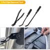 imageGOOACC 1115Pcs Car Push Retainer Clips ampamp Auto Fasteners Assortment 32 Most Popular Sizes Nylon Bumper Fender Rivets with 10 Cable Ties and Fasteners Remover for GM Ford Toyota Honda Chrysler102Pcs Clips Remover Black