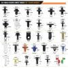 imageGOOACC 1115Pcs Car Push Retainer Clips ampamp Auto Fasteners Assortment 32 Most Popular Sizes Nylon Bumper Fender Rivets with 10 Cable Ties and Fasteners Remover for GM Ford Toyota Honda Chrysler975Pcs Clips Remover