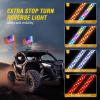 imageGOOACC 2 PCS 4FT LED Whip Light with Spring Base Spiral RGB Chasing RF Remote Lighted Whips wRocker Switch LED Antenna for UTV ATV Truck Sand Rail Buggy Dune RZR CanamRemoteAPP Control