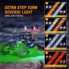 imageGOOACC 2 PCS 4FT LED Whip Light with Spring Base Spiral RGB Chasing RF Remote Lighted Whips wRocker Switch LED Antenna for UTV ATV Truck Sand Rail Buggy Dune RZR CanamRemote Control