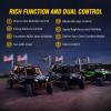 imageGOOACC 2 PCS 4FT LED Whip Light with Spring Base Spiral RGB Chasing RF Remote Lighted Whips wRocker Switch LED Antenna for UTV ATV Truck Sand Rail Buggy Dune RZR CanamRemoteAPP Control