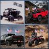 imageGOOACC 2 PCS 4FT LED Whip Light with Spring Base Spiral RGB Chasing RF Remote Lighted Whips wRocker Switch LED Antenna for UTV ATV Truck Sand Rail Buggy Dune RZR CanamRemoteAPP Control