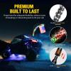imageGOOACC 2 PCS 4FT LED Whip Light with Spring Base Spiral RGB Chasing RF Remote Lighted Whips wRocker Switch LED Antenna for UTV ATV Truck Sand Rail Buggy Dune RZR CanamRemote Control