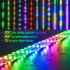 imageGOOACC 2 PCS 4FT LED Whip Light with Spring Base Spiral RGB Chasing RF Remote Lighted Whips wRocker Switch LED Antenna for UTV ATV Truck Sand Rail Buggy Dune RZR CanamRemote Control W Spring Base