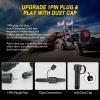 imageGOOACC 2 PCS 4FT LED Whip Light with Spring Base Spiral RGB Chasing RF Remote Lighted Whips wRocker Switch LED Antenna for UTV ATV Truck Sand Rail Buggy Dune RZR CanamRemote Control W Spring Base