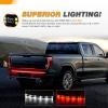 imageGOOACC 60quot Truck Tailgate Light Bar 5 Function 264 LED Strip Double Row Universal for Pickup with Red Running Brake Turn Signals White Reverse Lights