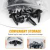 imageGOOACC 820Pcs Car Push Retainer Clips Auto Fasteners Assortment 36 Sizes Nylon Bumper Fender Rivets and Fasteners Remover for Ford GM Toyota Honda Chrysler BMW Benz Nissan Subaru Audi Mazda100Pcs 65mm Clips