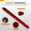 imageGOOACC 9LED Marker ID Bar 1PC 142Inch Red Trailer Running Tail Rear Clearance Identification Lights Stainless Steel bracket IP67 Waterproof for Pickup Truck RV BoatRed 2Pcs 16Inch Trailer Light