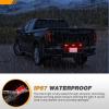 imageGOOACC 9LED Marker ID Bar 1PC 142Inch Red Trailer Running Tail Rear Clearance Identification Lights Stainless Steel bracket IP67 Waterproof for Pickup Truck RV BoatRed 9LED Marker ID Bar