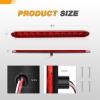 imageGOOACC 9LED Marker ID Bar 1PC 142Inch Red Trailer Running Tail Rear Clearance Identification Lights Stainless Steel bracket IP67 Waterproof for Pickup Truck RV BoatRed 2Pcs 16Inch Trailer Light