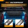imageGOOACC RGB Truck Bed Light Strip 2PCS 60quot 180 LEDs Neon Accent Lighting with RF Remote OnOff Switch Splitter Extension Cable for 12Volt Car Cargo Pickup SUV RV Boat