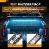 imageGOOACC Truck Bed Light Strip 3PCS 60quot 270 LEDs White Lighting Waterproof for 12 Volt Car Cargo Pickup SUV RV Boat OnOff Switch Blade Fuse Splitter CableRGB