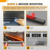 imageGOOACC Truck Running Board Lights  2PCS 60 Inch DRL LED Side Maker Light Kits for Extended and Crew Cab Trucks Pickup White Courtesy Amber Sequential Turn Signal Lighting Strips
