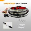 imageGOOACC Truck Tailgate Light Strip 48quot Aluminum Frame led bar Triple Row Tail Lighing Sequential Amber Turn Signal Strobe Red Running Brake White Reverse60 504Led Light Strip