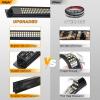 imageGOOACC Truck Tailgate Light Strip 48quot Aluminum Frame led bar Triple Row Tail Lighing Sequential Amber Turn Signal Strobe Red Running Brake White Reverse48 780Led Aluminum Frame Light