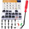 imageGOOACC 1115Pcs Car Push Retainer Clips ampamp Auto Fasteners Assortment 32 Most Popular Sizes Nylon Bumper Fender Rivets with 10 Cable Ties and Fasteners Remover for GM Ford Toyota Honda Chrysler425Pcs Clips  Remover