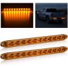 Amber 2Pcs 16Inch Trailer Light