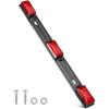 imageGOOACC 9LED Marker ID Bar 1PC 142Inch Red Trailer Running Tail Rear Clearance Identification Lights Stainless Steel bracket IP67 Waterproof for Pickup Truck RV BoatRed 9LED Marker ID Bar