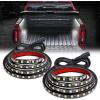 imageGOOACC Truck Bed Light Strip 3PCS 60quot 270 LEDs White Lighting Waterproof for 12 Volt Car Cargo Pickup SUV RV Boat OnOff Switch Blade Fuse Splitter Cable2PCS White