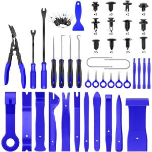 imageGOOACC 1115Pcs Car Push Retainer Clips ampamp Auto Fasteners Assortment 32 Most Popular Sizes Nylon Bumper Fender Rivets with 10 Cable Ties and Fasteners Remover for GM Ford Toyota Honda Chrysler60Pcs Clips  42 Remover