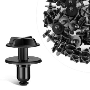 imageGOOACC 820Pcs Car Push Retainer Clips Auto Fasteners Assortment 36 Sizes Nylon Bumper Fender Rivets and Fasteners Remover for Ford GM Toyota Honda Chrysler BMW Benz Nissan Subaru Audi Mazda50Pcs FordLincolnMercury Clips