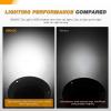 imageGOOACC 4Inch Round Tail Light 2PCS White 24LED wStainless Steel Chrome Bezel Waterproof Reverse Day Running Lights for Truck Trailer RV Lorry Boat TractorWhite 24Led 2Pcs Screws