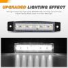imageGOOACC 38Inch Side Marker Light 10PCS 6LED Amber Trailer Camper Clearance Marine Boat Navigation Port Starboard Indicator Lights for 12V DC Kayak Sailboat Yacht Truck RVwhite