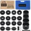 imageGOOACC 3PCS Rear Axle Bearing Puller Set Axle Bearing Puller Removal Tool Kit with 3 Sizes 1quot to 178quot 1516quot to 238quot ampamp 138quot to 278quot Axle Wheel Bearing Removal Tools for Axles Bearings BlueBlue 23pc Wheel Bearing Removal