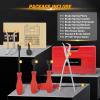 imageGOOACC 3PCS Rear Axle Bearing Puller Set Axle Bearing Puller Removal Tool Kit with 3 Sizes 1quot to 178quot 1516quot to 238quot ampamp 138quot to 278quot Axle Wheel Bearing Removal Tools for Axles Bearings BlueRed 8pc Brake Tool