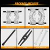 imageGOOACC 3PCS Rear Axle Bearing Puller Set Axle Bearing Puller Removal Tool Kit with 3 Sizes 1quot to 178quot 1516quot to 238quot ampamp 138quot to 278quot Axle Wheel Bearing Removal Tools for Axles Bearings BlueBlue 14pc Bearing Puller