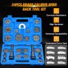 imageGOOACC 3PCS Rear Axle Bearing Puller Set Axle Bearing Puller Removal Tool Kit with 3 Sizes 1quot to 178quot 1516quot to 238quot ampamp 138quot to 278quot Axle Wheel Bearing Removal Tools for Axles Bearings BlueBlue