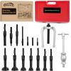 imageGOOACC 3PCS Rear Axle Bearing Puller Set Axle Bearing Puller Removal Tool Kit with 3 Sizes 1quot to 178quot 1516quot to 238quot ampamp 138quot to 278quot Axle Wheel Bearing Removal Tools for Axles Bearings BlueRed 16pc Blind Hole Bearing Puller