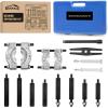 imageGOOACC 3PCS Rear Axle Bearing Puller Set Axle Bearing Puller Removal Tool Kit with 3 Sizes 1quot to 178quot 1516quot to 238quot ampamp 138quot to 278quot Axle Wheel Bearing Removal Tools for Axles Bearings BlueBlue 14pc Bearing Puller