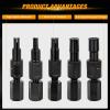 imageGOOACC 3PCS Rear Axle Bearing Puller Set Axle Bearing Puller Removal Tool Kit with 3 Sizes 1quot to 178quot 1516quot to 238quot ampamp 138quot to 278quot Axle Wheel Bearing Removal Tools for Axles Bearings BlueRed 9pc Blind Inner Bearing Puller