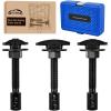 imageGOOACC 3PCS Rear Axle Bearing Puller Set Axle Bearing Puller Removal Tool Kit with 3 Sizes 1quot to 178quot 1516quot to 238quot ampamp 138quot to 278quot Axle Wheel Bearing Removal Tools for Axles Bearings BlueBlue 3pc Rear Axle Bearing Puller